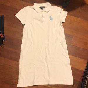White polo dress